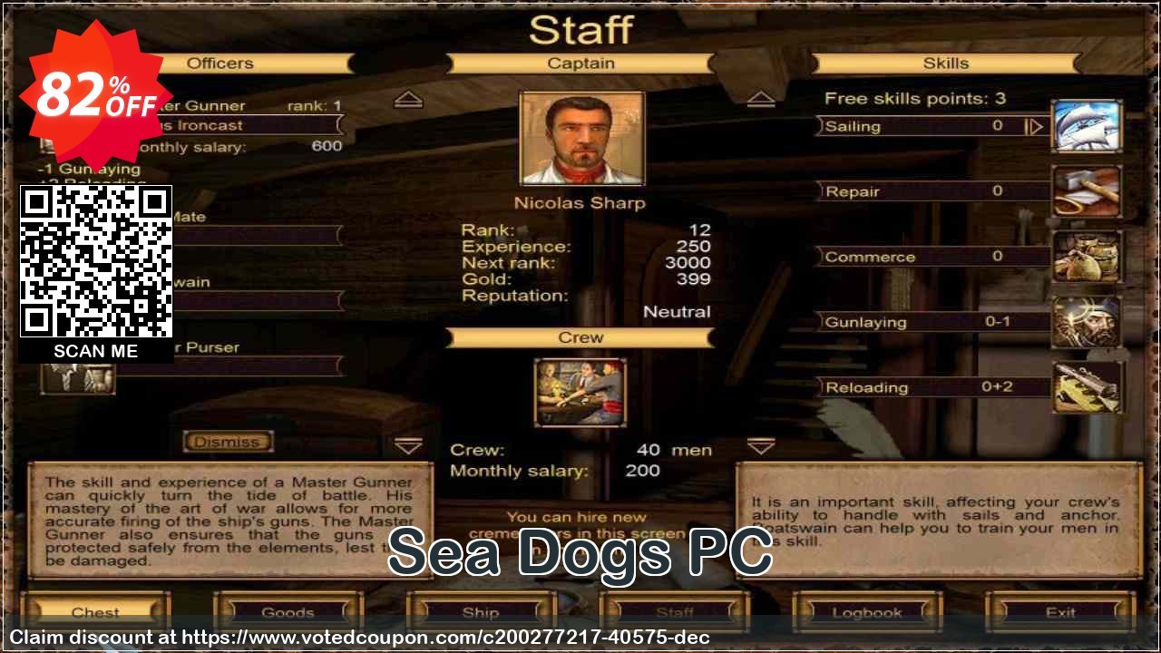 Sea Dogs PC Coupon, discount Sea Dogs PC Deal 2024 CDkeys. Promotion: Sea Dogs PC Exclusive Sale offer 