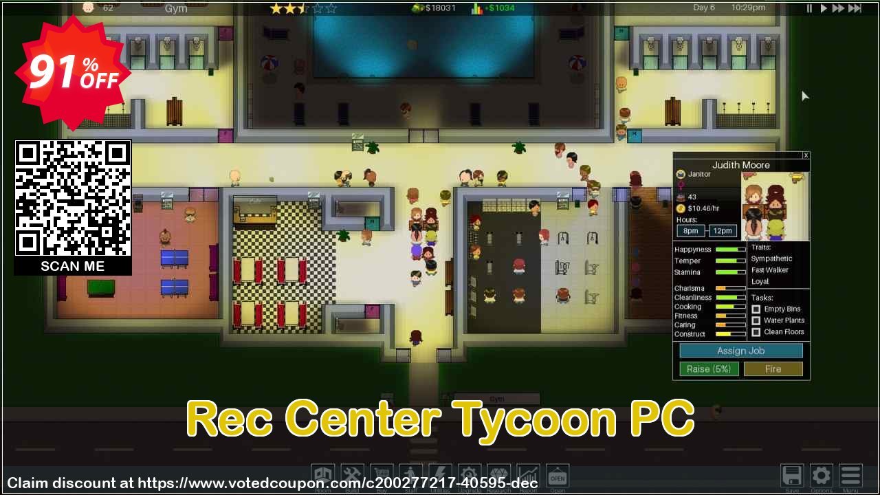 Rec Center Tycoon PC Coupon, discount Rec Center Tycoon PC Deal 2024 CDkeys. Promotion: Rec Center Tycoon PC Exclusive Sale offer 