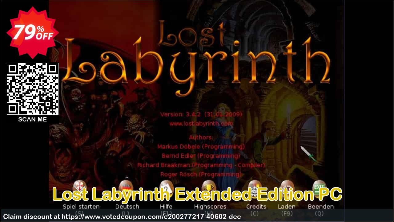 Lost Labyrinth Extended Edition PC Coupon Code May 2024, 79% OFF - VotedCoupon