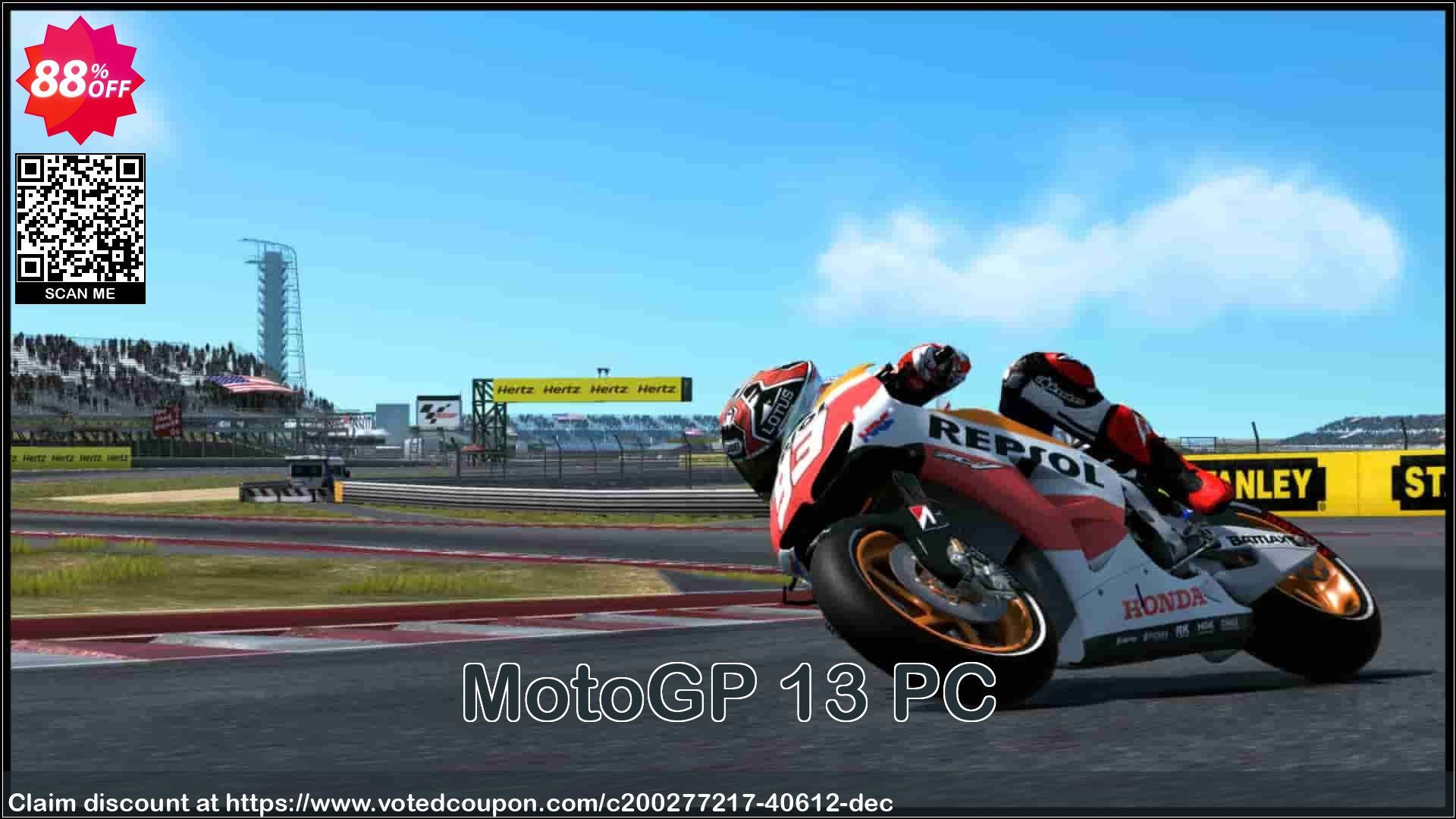 MotoGP 13 PC Coupon, discount MotoGP 13 PC Deal 2024 CDkeys. Promotion: MotoGP 13 PC Exclusive Sale offer 