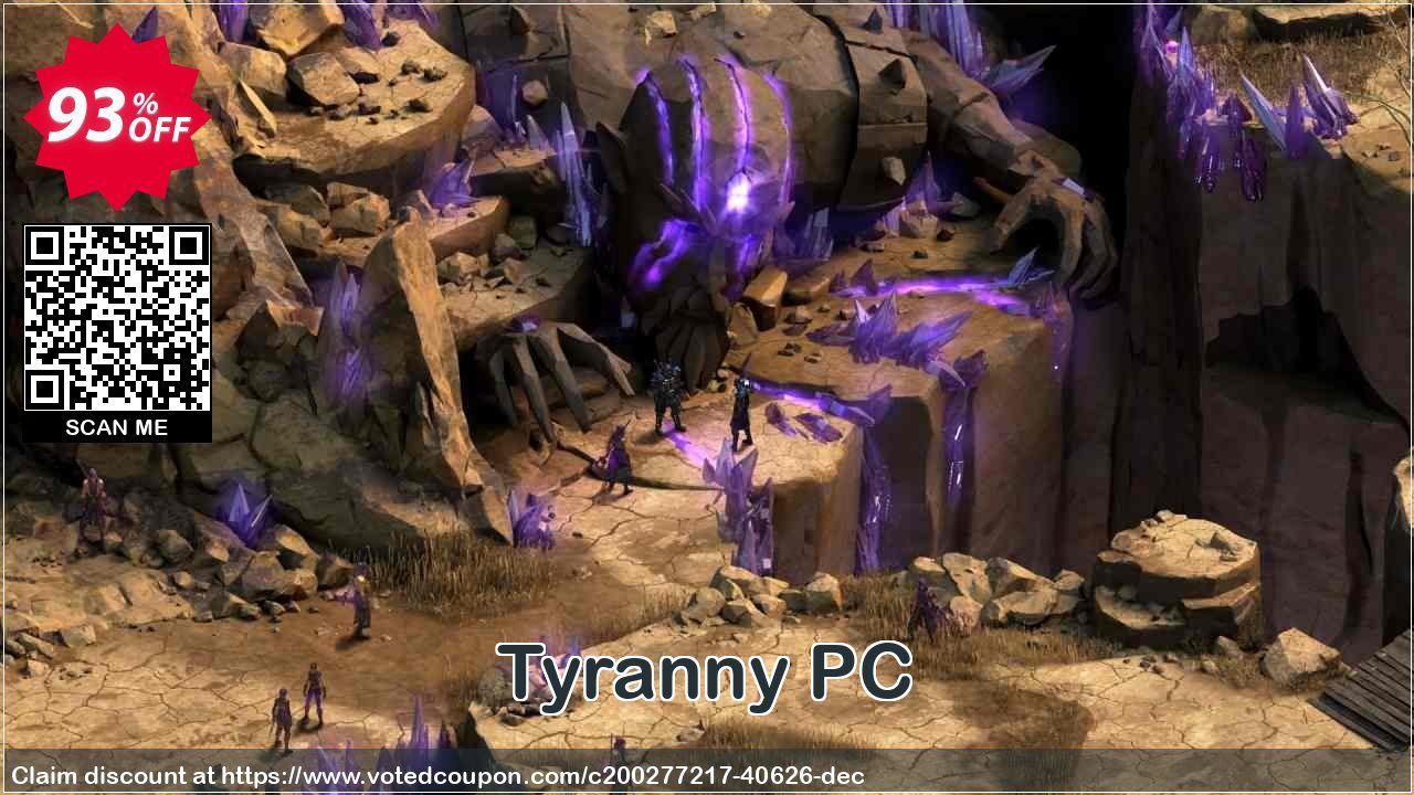 Tyranny PC Coupon, discount Tyranny PC Deal 2021 CDkeys. Promotion: Tyranny PC Exclusive Sale offer