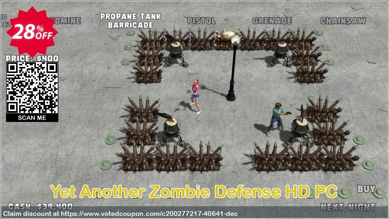 Yet Another Zombie Defense HD PC Coupon Code May 2024, 28% OFF - VotedCoupon