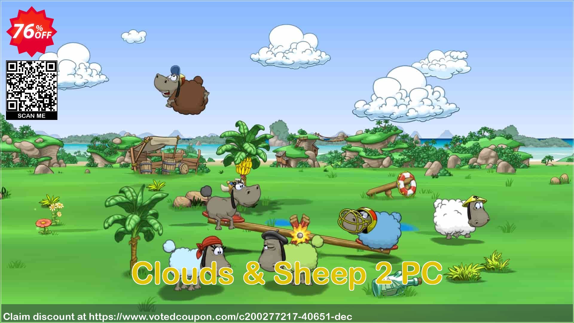 Clouds & Sheep 2 PC Coupon, discount Clouds & Sheep 2 PC Deal 2024 CDkeys. Promotion: Clouds & Sheep 2 PC Exclusive Sale offer 