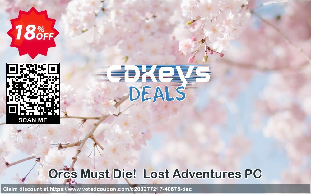 Orcs Must Die!  Lost Adventures PC Coupon Code May 2024, 18% OFF - VotedCoupon