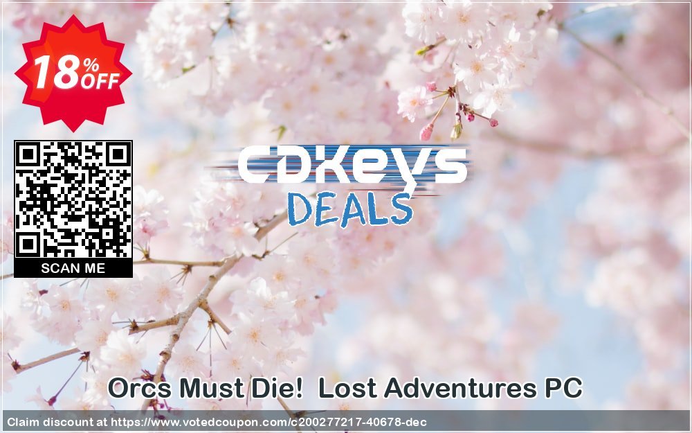 Orcs Must Die!  Lost Adventures PC Coupon, discount Orcs Must Die!  Lost Adventures PC Deal 2024 CDkeys. Promotion: Orcs Must Die!  Lost Adventures PC Exclusive Sale offer 