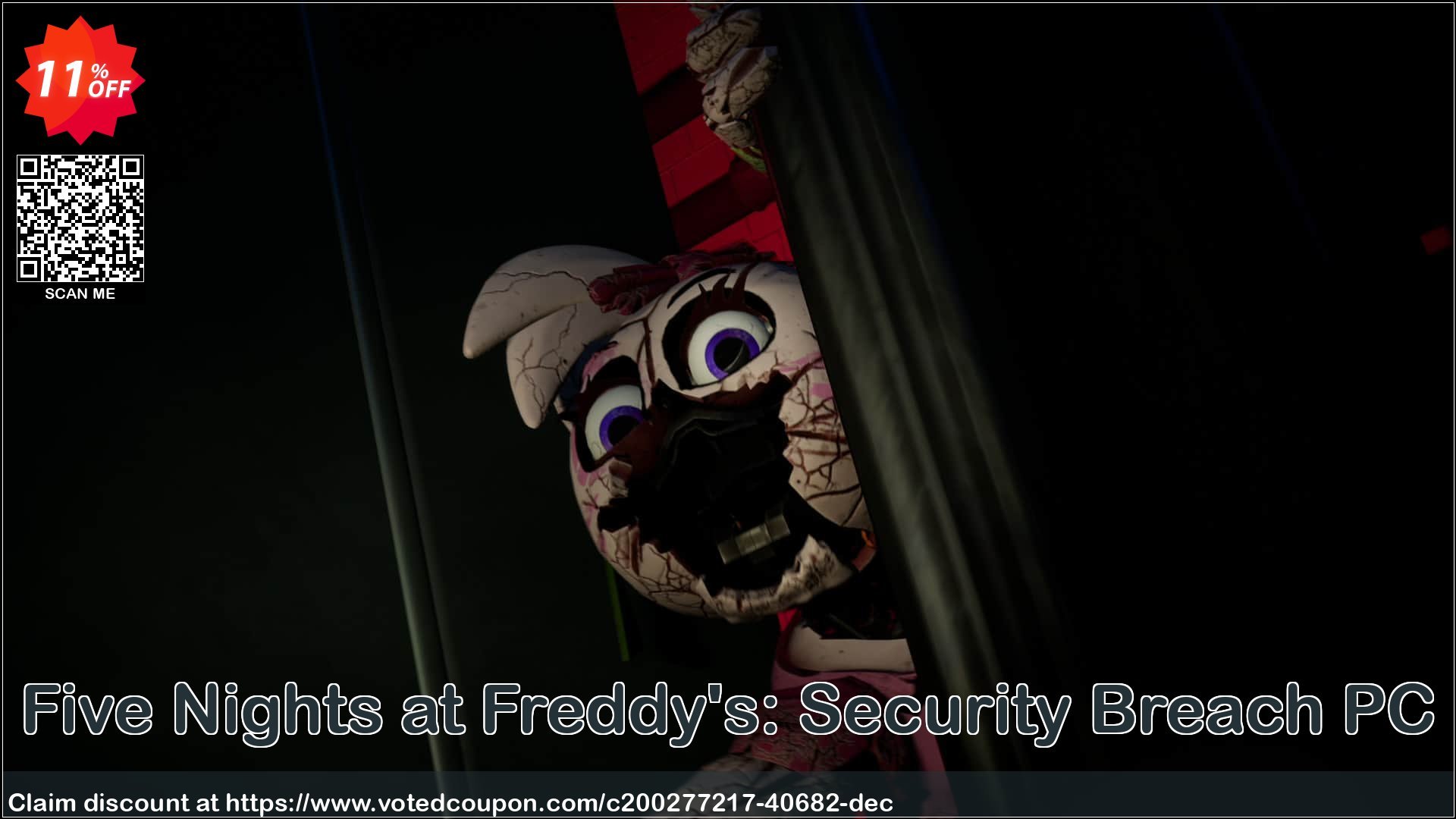 Five Nights at Freddy's: Security Breach PC Coupon Code May 2024, 11% OFF - VotedCoupon