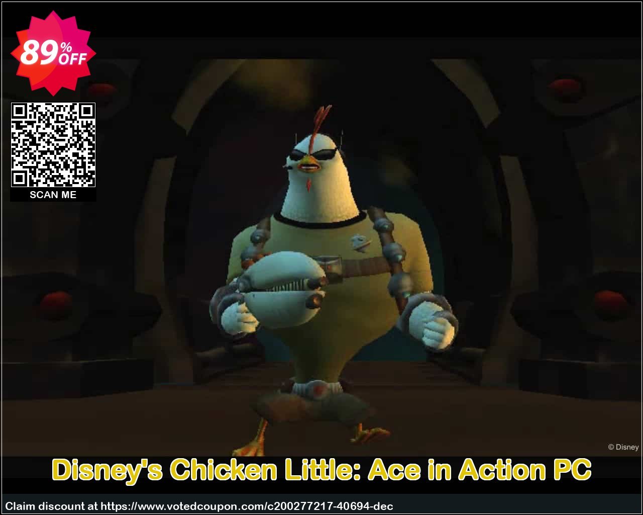 Disney's Chicken Little: Ace in Action PC Coupon Code May 2024, 89% OFF - VotedCoupon