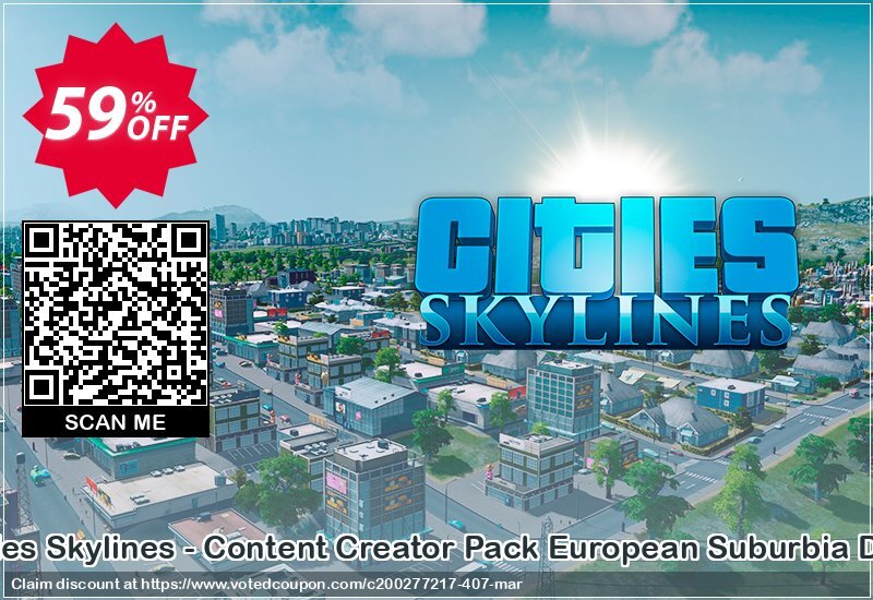 Cities Skylines - Content Creator Pack European Suburbia DLC Coupon Code Apr 2024, 59% OFF - VotedCoupon