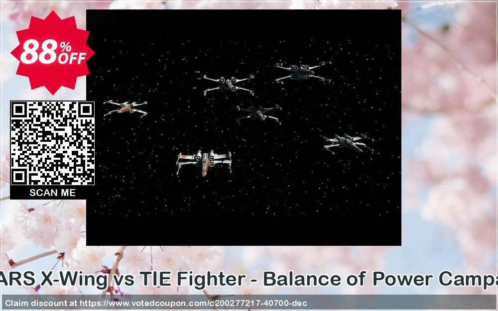 STAR WARS X-Wing vs TIE Fighter - Balance of Power Campaigns PC Coupon, discount STAR WARS X-Wing vs TIE Fighter - Balance of Power Campaigns PC Deal 2024 CDkeys. Promotion: STAR WARS X-Wing vs TIE Fighter - Balance of Power Campaigns PC Exclusive Sale offer 