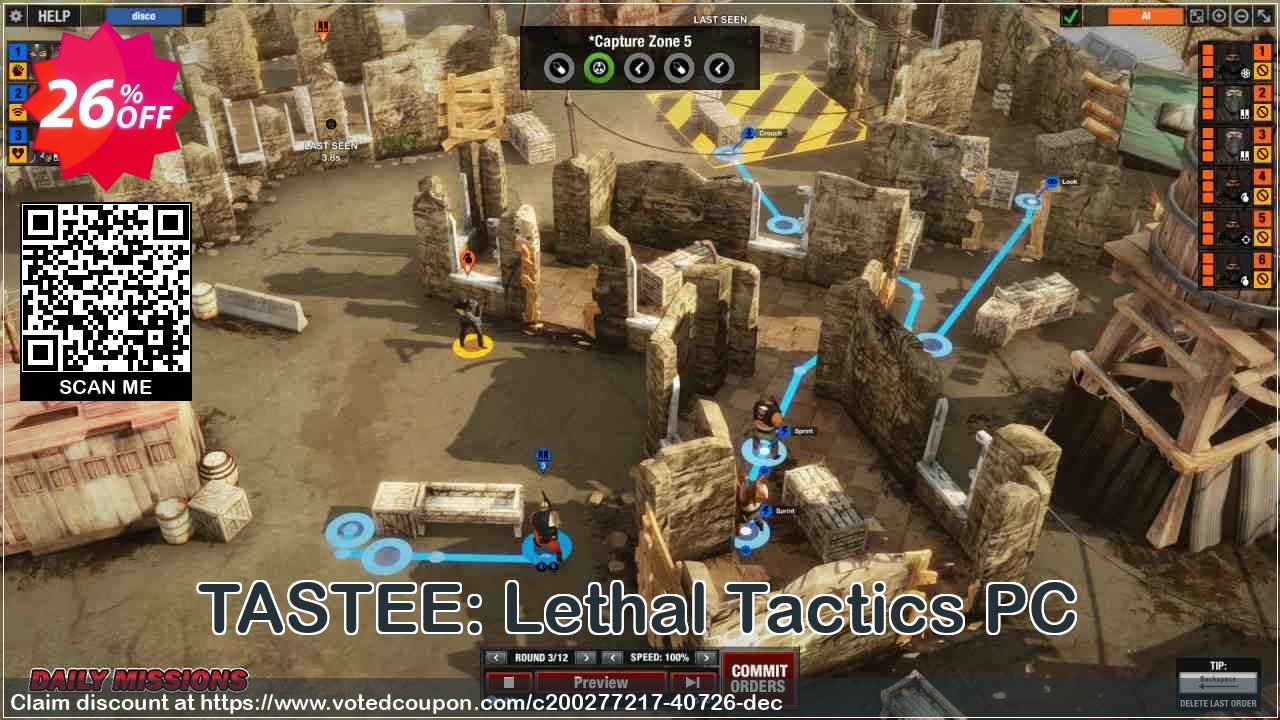TASTEE: Lethal Tactics PC Coupon Code May 2024, 26% OFF - VotedCoupon