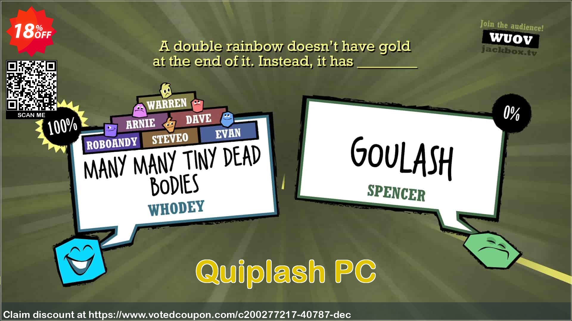 Quiplash PC Coupon Code May 2024, 18% OFF - VotedCoupon
