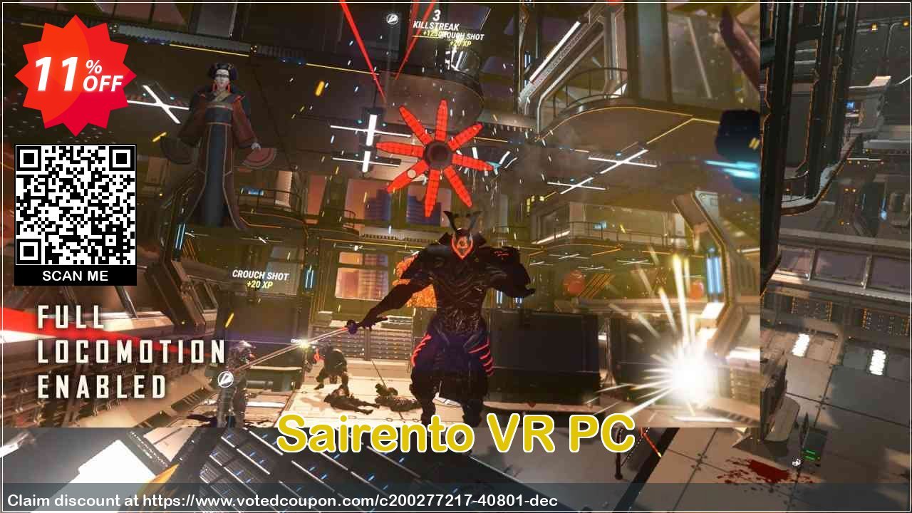 Sairento VR PC Coupon, discount Sairento VR PC Deal 2024 CDkeys. Promotion: Sairento VR PC Exclusive Sale offer 