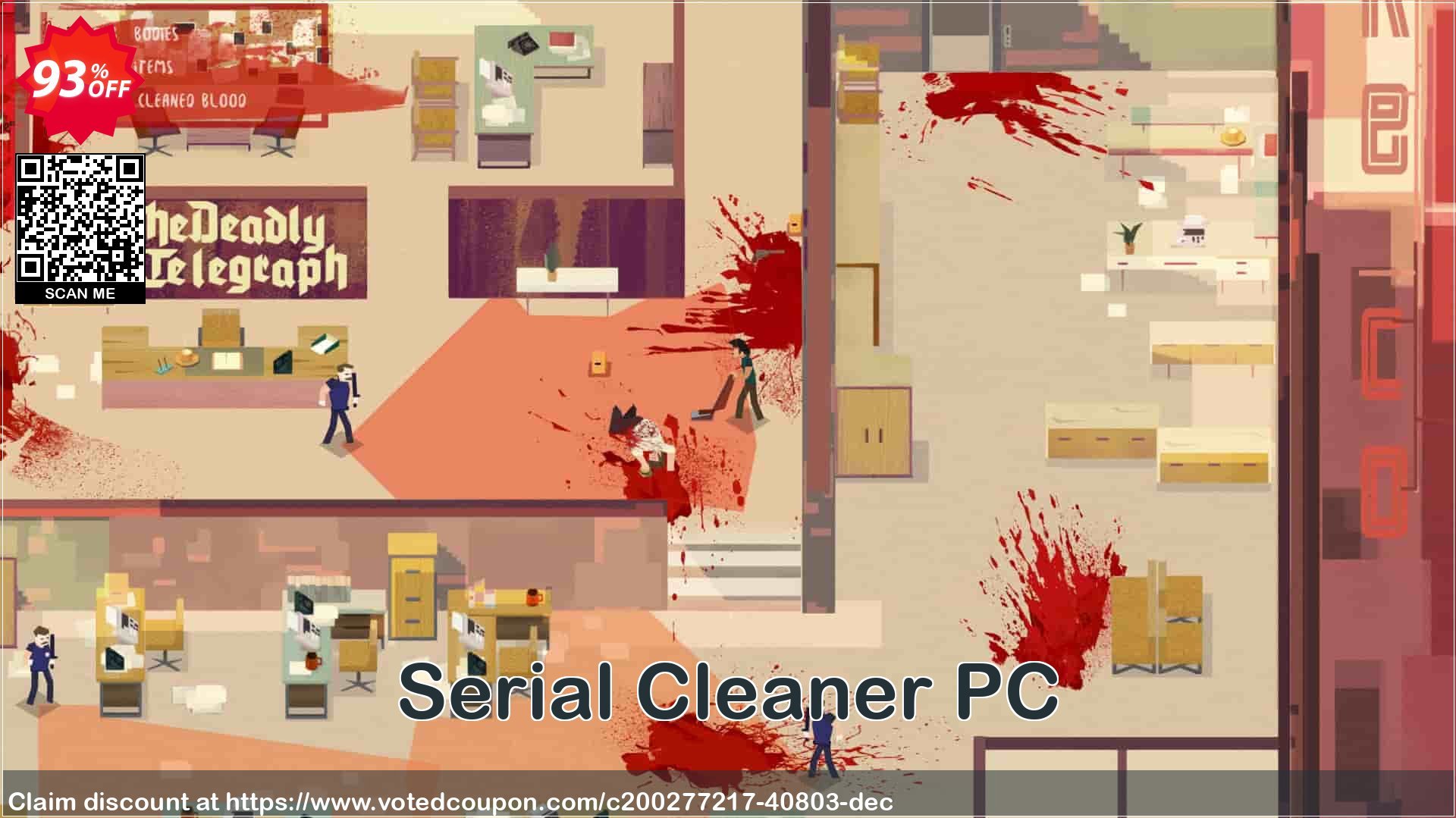 Serial Cleaner PC Coupon, discount Serial Cleaner PC Deal 2024 CDkeys. Promotion: Serial Cleaner PC Exclusive Sale offer 
