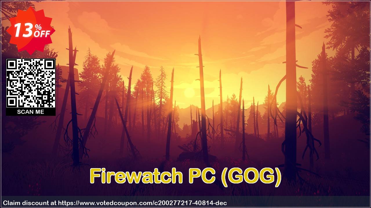 Firewatch PC, GOG  Coupon Code May 2024, 13% OFF - VotedCoupon