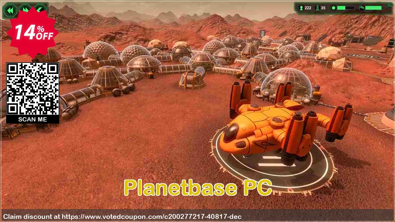 Planetbase PC Coupon, discount Planetbase PC Deal 2024 CDkeys. Promotion: Planetbase PC Exclusive Sale offer 