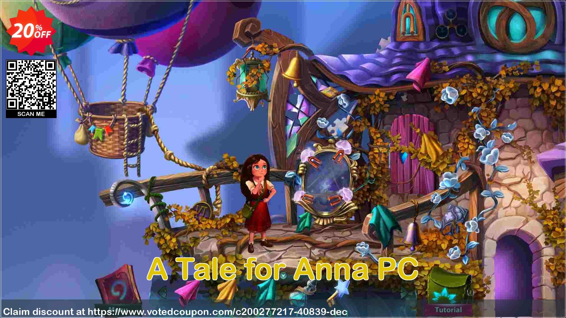 A Tale for Anna PC Coupon Code May 2024, 20% OFF - VotedCoupon