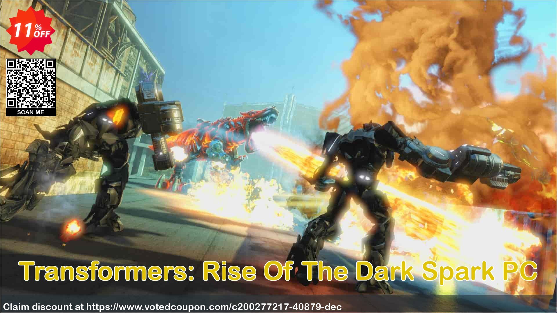 Transformers: Rise Of The Dark Spark PC Coupon Code May 2024, 11% OFF - VotedCoupon