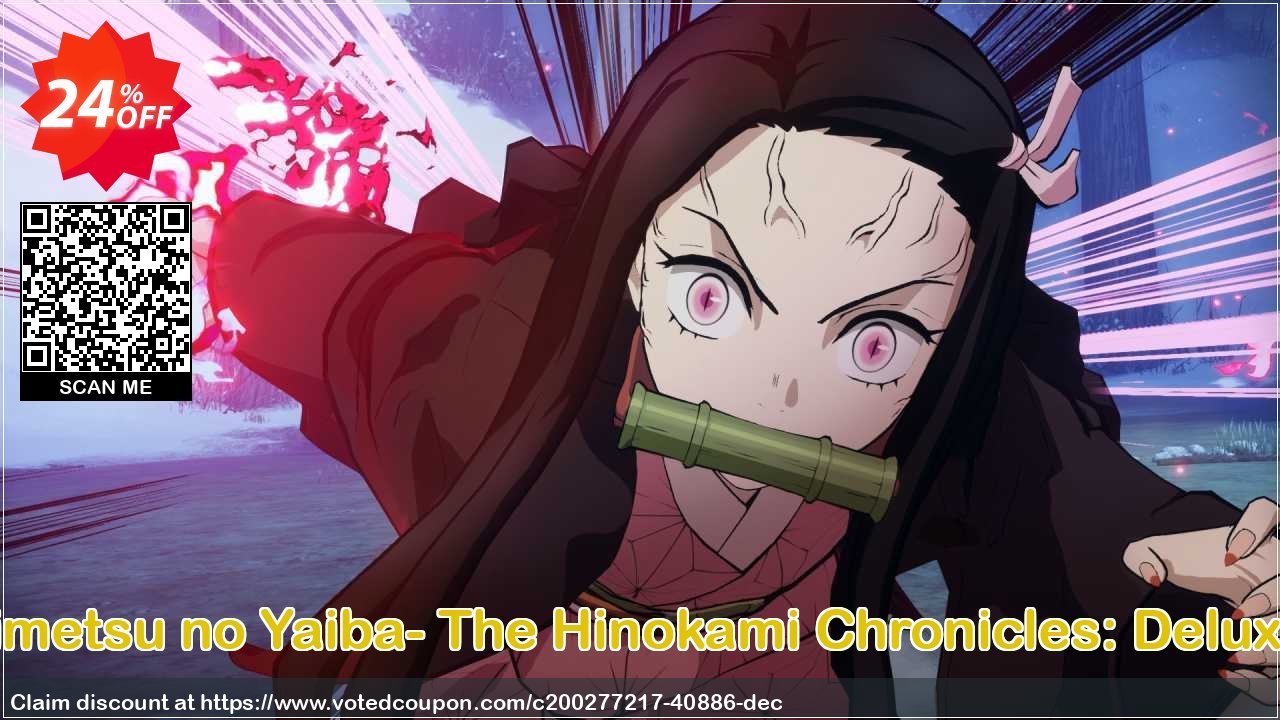 Demon Slayer -Kimetsu no Yaiba- The Hinokami Chronicles: Deluxe Edition PC, US  Coupon Code Jun 2024, 24% OFF - VotedCoupon