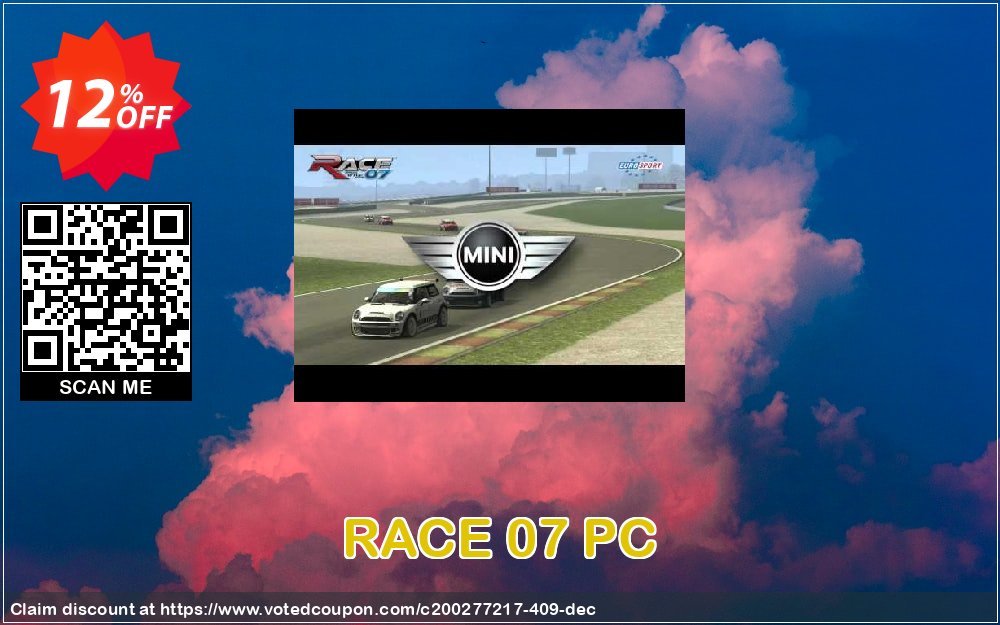RACE 07 PC Coupon, discount RACE 07 PC Deal. Promotion: RACE 07 PC Exclusive offer 
