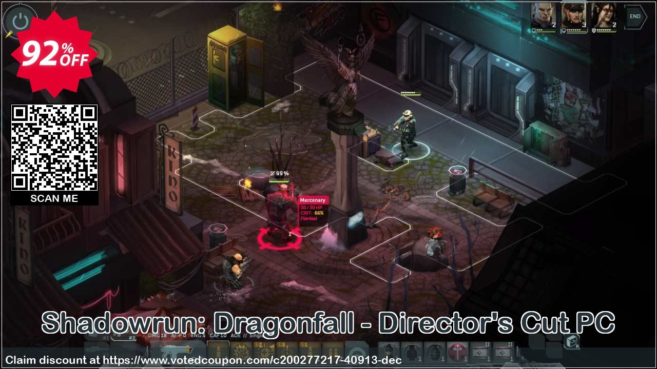 Shadowrun: Dragonfall - Director's Cut PC Coupon Code May 2024, 92% OFF - VotedCoupon