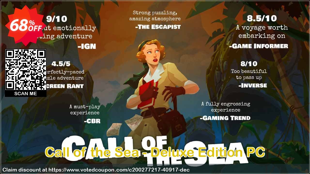 Call of the Sea - Deluxe Edition PC Coupon, discount Call of the Sea - Deluxe Edition PC Deal 2024 CDkeys. Promotion: Call of the Sea - Deluxe Edition PC Exclusive Sale offer 