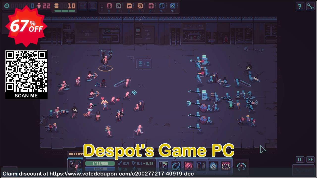 Despot&#039;s Game PC Coupon, discount Despot's Game PC Deal 2024 CDkeys. Promotion: Despot's Game PC Exclusive Sale offer 