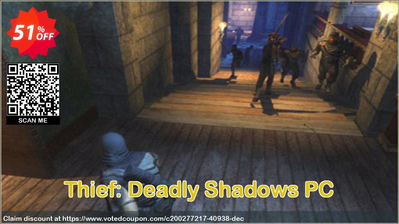 Thief: Deadly Shadows PC Coupon, discount Thief: Deadly Shadows PC Deal 2024 CDkeys. Promotion: Thief: Deadly Shadows PC Exclusive Sale offer 