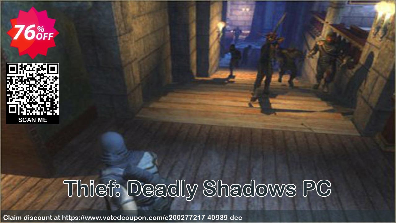 Thief: Deadly Shadows PC Coupon, discount Thief: Deadly Shadows PC Deal 2024 CDkeys. Promotion: Thief: Deadly Shadows PC Exclusive Sale offer 