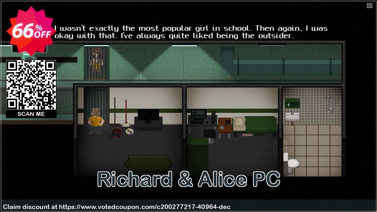 Richard & Alice PC Coupon, discount Richard & Alice PC Deal 2024 CDkeys. Promotion: Richard & Alice PC Exclusive Sale offer 