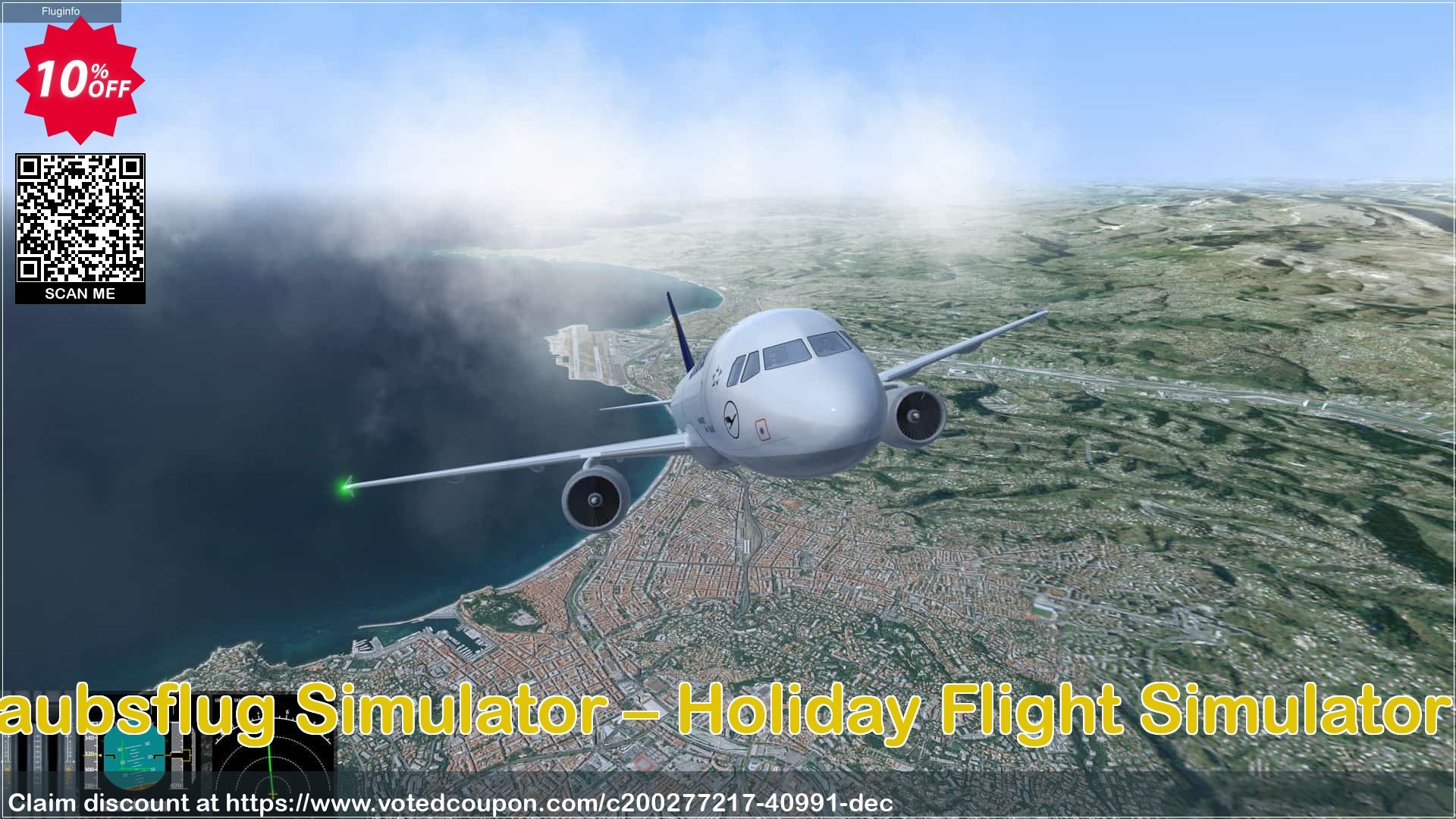 Urlaubsflug Simulator – Holiday Flight Simulator PC Coupon Code May 2024, 10% OFF - VotedCoupon