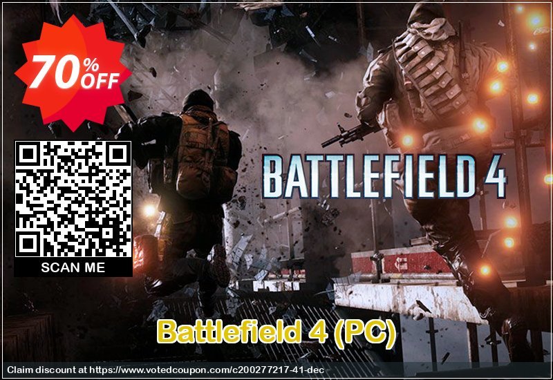 Battlefield 4, PC  Coupon, discount Battlefield 4 (PC) Deal. Promotion: Battlefield 4 (PC) Exclusive offer 
