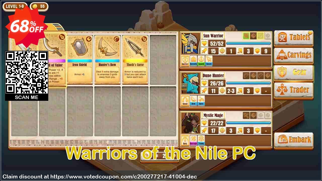 Warriors of the Nile PC Coupon Code May 2024, 68% OFF - VotedCoupon