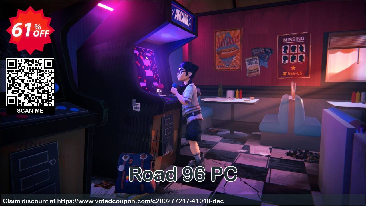 Road 96 PC Coupon, discount Road 96 PC Deal 2024 CDkeys. Promotion: Road 96 PC Exclusive Sale offer 