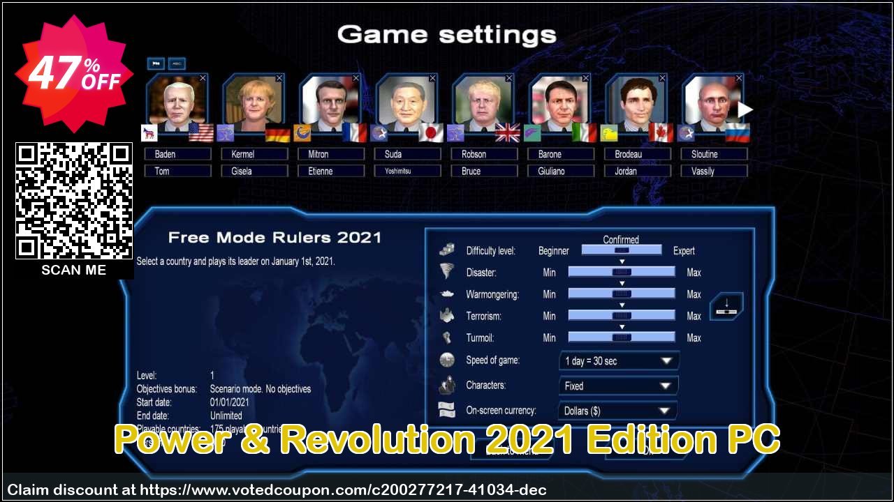 Power & Revolution 2021 Edition PC Coupon, discount Power & Revolution 2024 Edition PC Deal 2024 CDkeys. Promotion: Power & Revolution 2024 Edition PC Exclusive Sale offer 