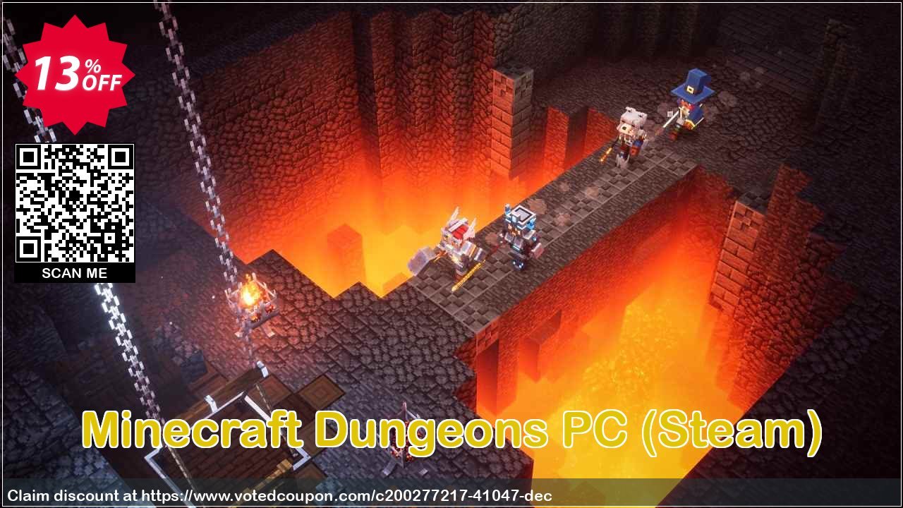 Minecraft Dungeons PC, Steam  Coupon Code May 2024, 13% OFF - VotedCoupon