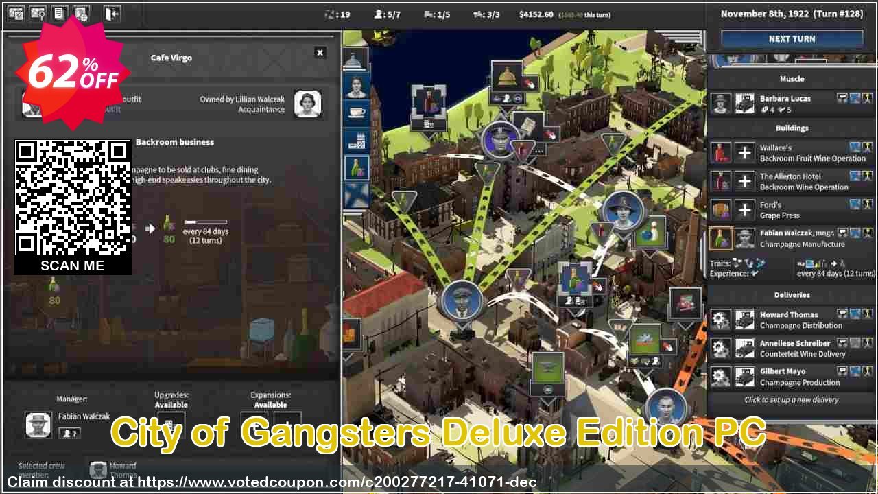 City of Gangsters Deluxe Edition PC Coupon Code May 2024, 62% OFF - VotedCoupon