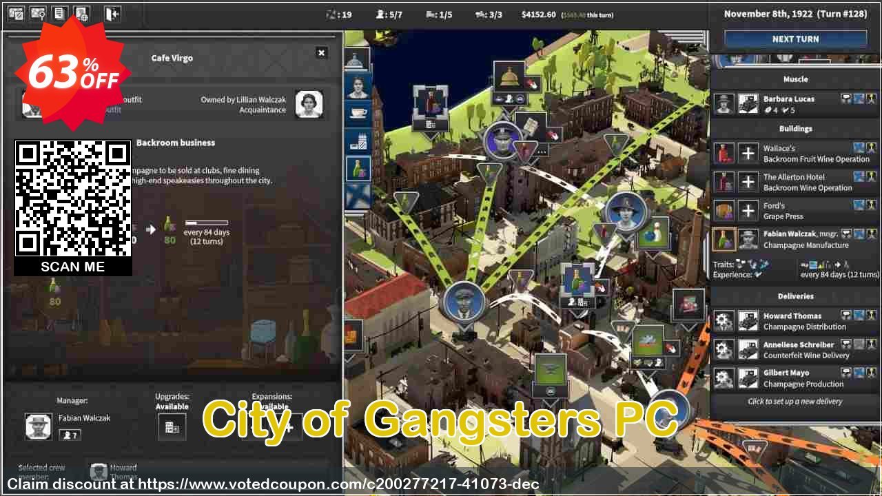 City of Gangsters PC Coupon Code May 2024, 63% OFF - VotedCoupon