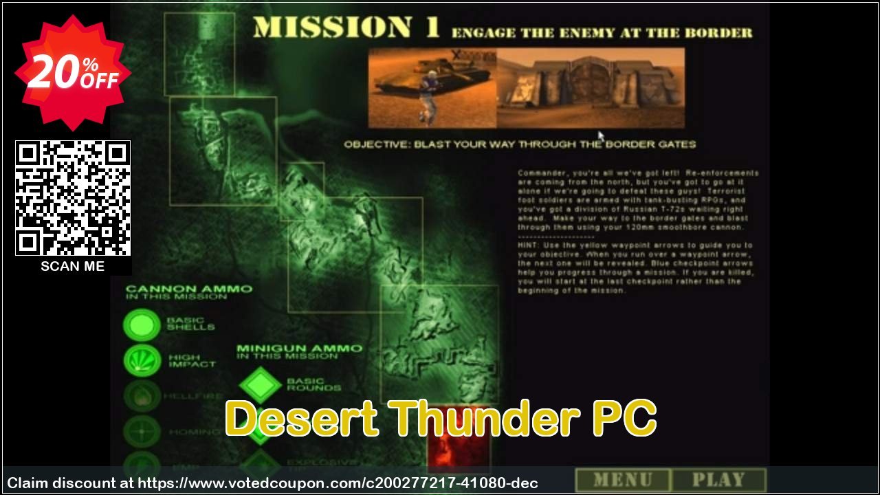 Desert Thunder PC Coupon Code May 2024, 20% OFF - VotedCoupon