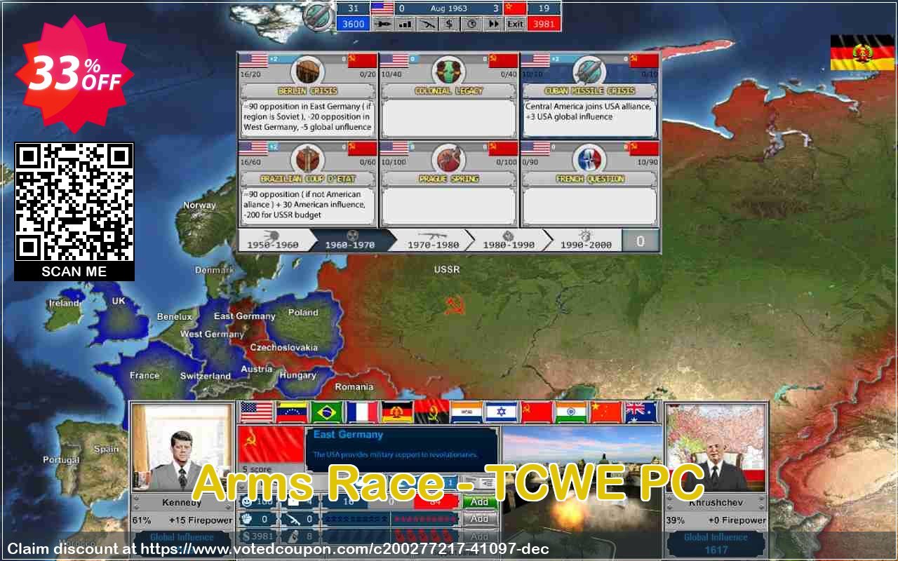 Arms Race - TCWE PC Coupon, discount Arms Race - TCWE PC Deal 2024 CDkeys. Promotion: Arms Race - TCWE PC Exclusive Sale offer 