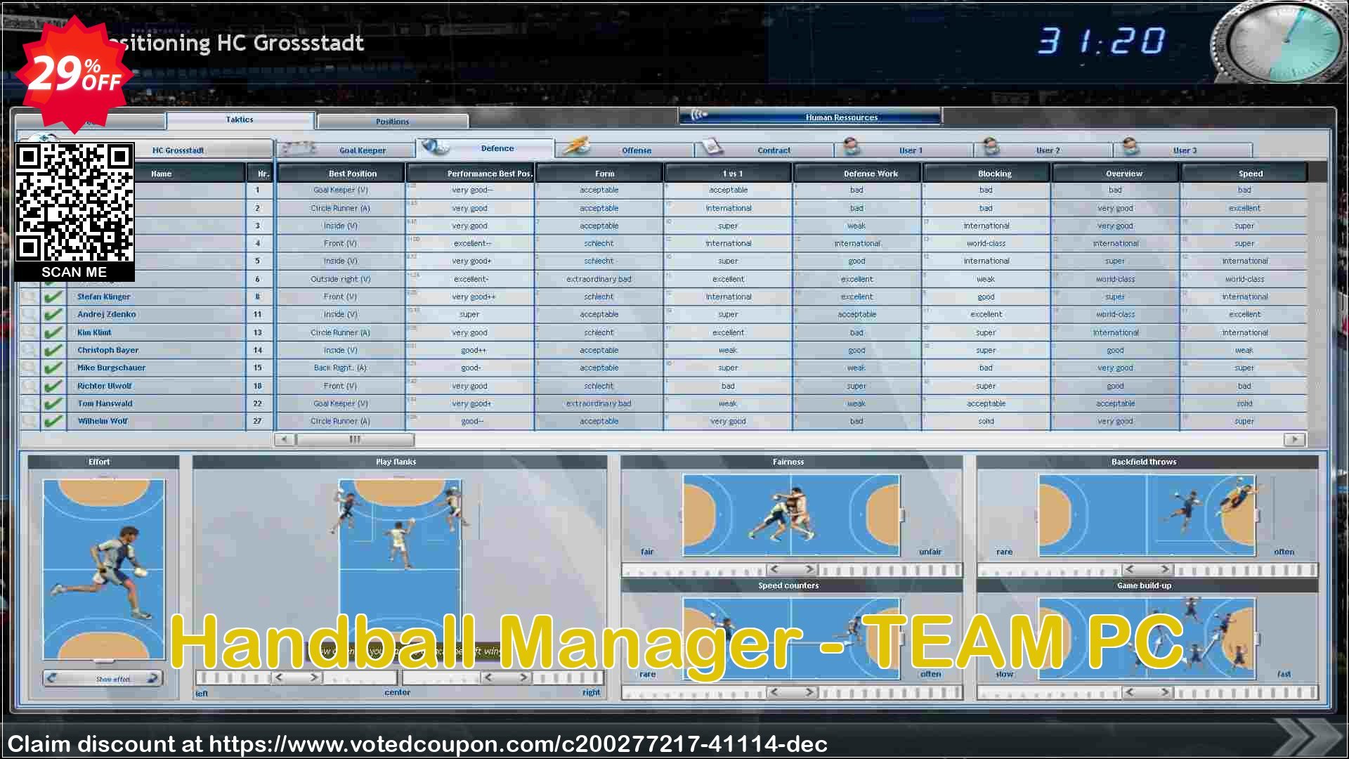 Handball Manager - TEAM PC Coupon, discount Handball Manager - TEAM PC Deal 2024 CDkeys. Promotion: Handball Manager - TEAM PC Exclusive Sale offer 