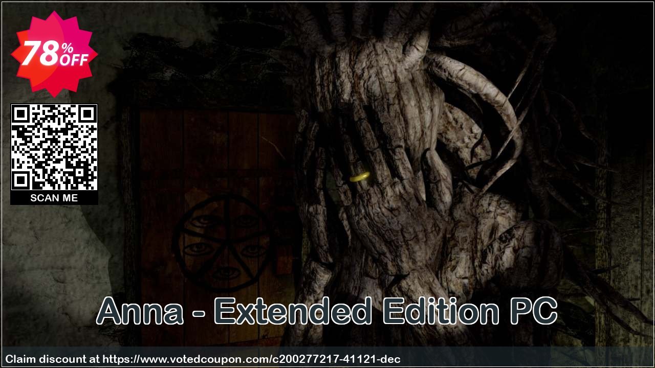 Anna - Extended Edition PC Coupon, discount Anna - Extended Edition PC Deal 2024 CDkeys. Promotion: Anna - Extended Edition PC Exclusive Sale offer 