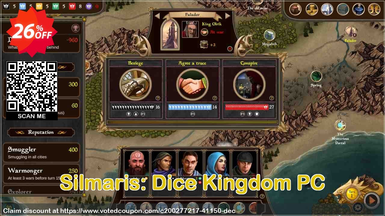 Silmaris: Dice Kingdom PC Coupon, discount Silmaris: Dice Kingdom PC Deal 2024 CDkeys. Promotion: Silmaris: Dice Kingdom PC Exclusive Sale offer 
