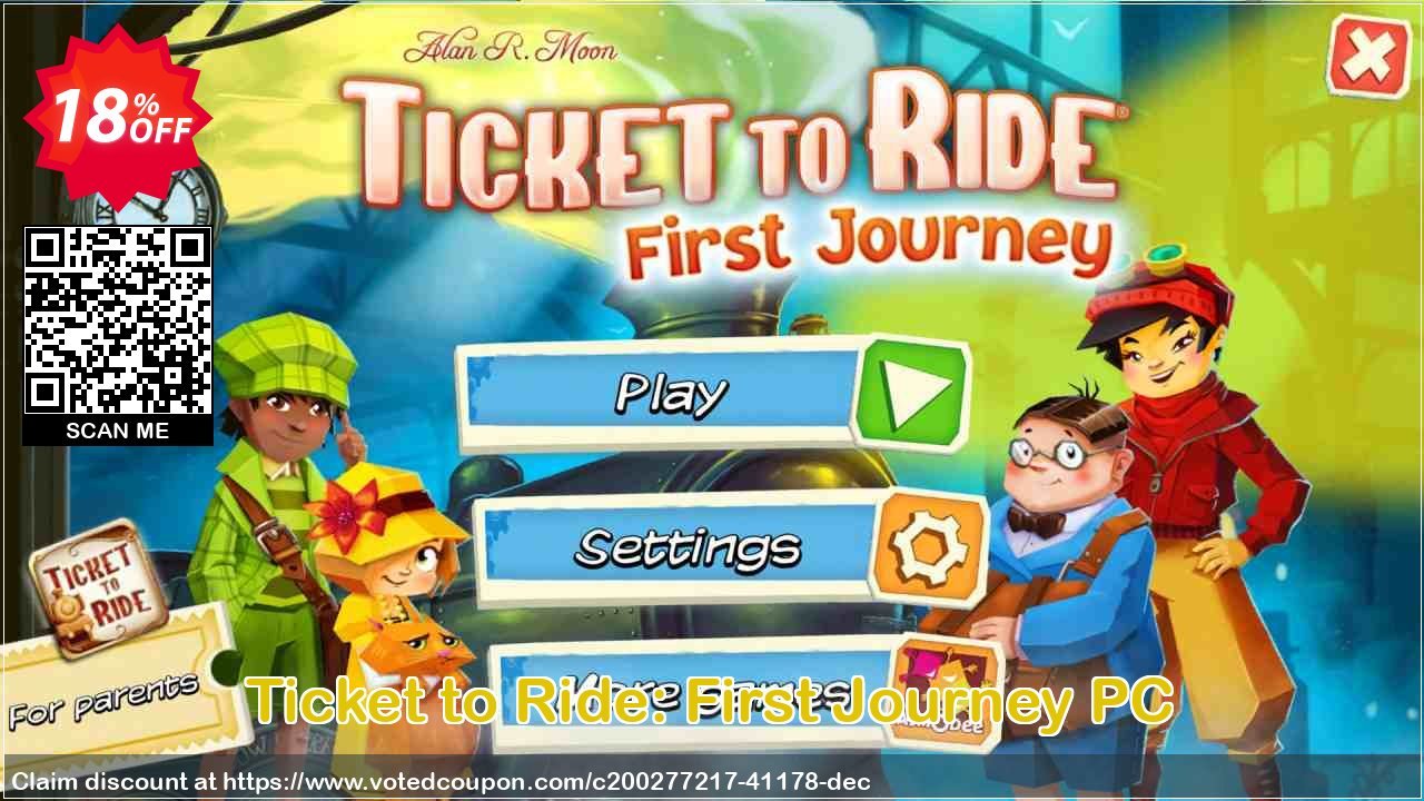 Ticket to Ride: First Journey PC Coupon Code May 2024, 18% OFF - VotedCoupon