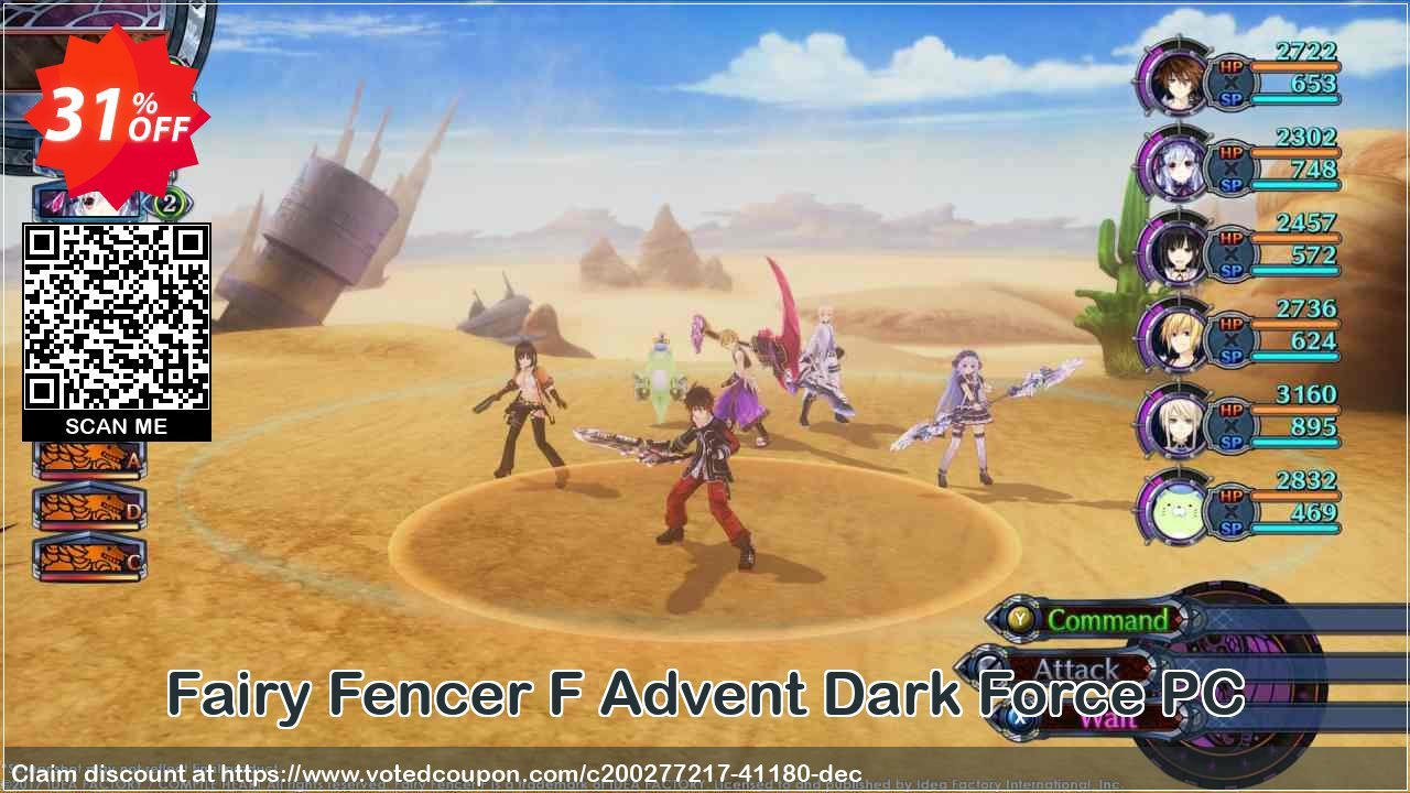 Fairy Fencer F Advent Dark Force PC Coupon Code May 2024, 31% OFF - VotedCoupon