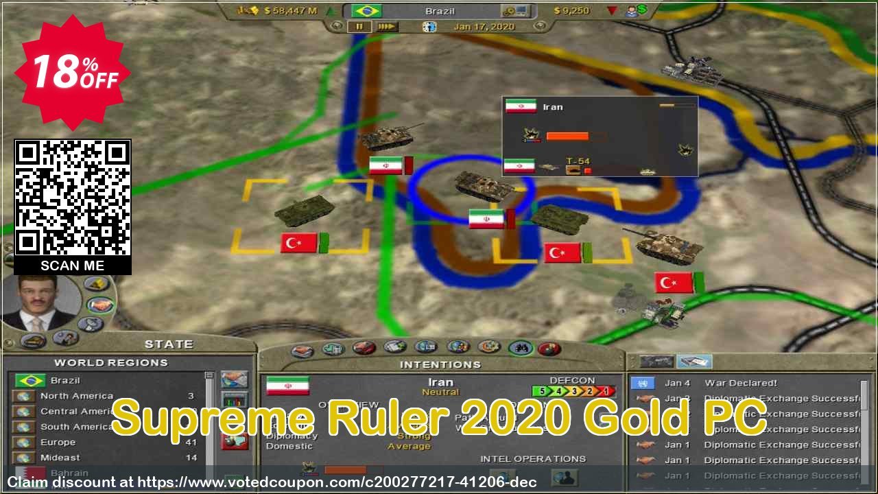 Supreme Ruler 2020 Gold PC Coupon Code May 2024, 18% OFF - VotedCoupon