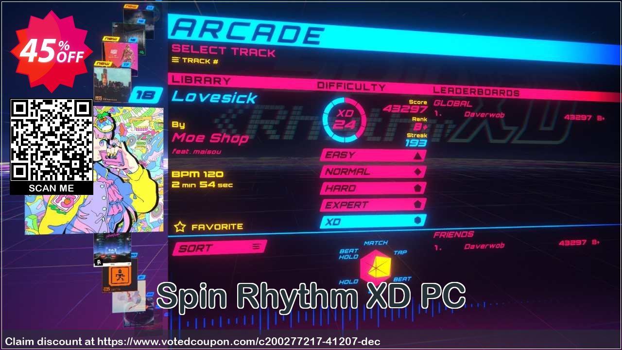 Spin Rhythm XD PC Coupon Code May 2024, 45% OFF - VotedCoupon