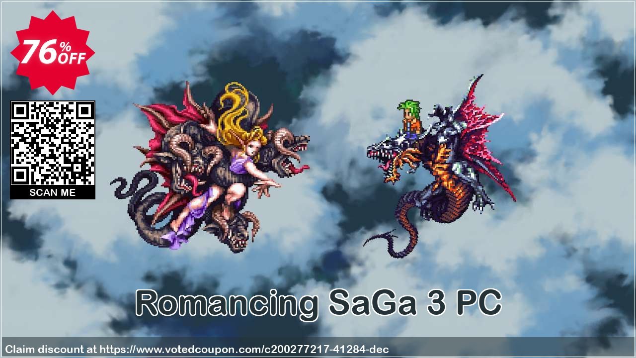 Romancing SaGa 3 PC Coupon, discount Romancing SaGa 3 PC Deal 2024 CDkeys. Promotion: Romancing SaGa 3 PC Exclusive Sale offer 