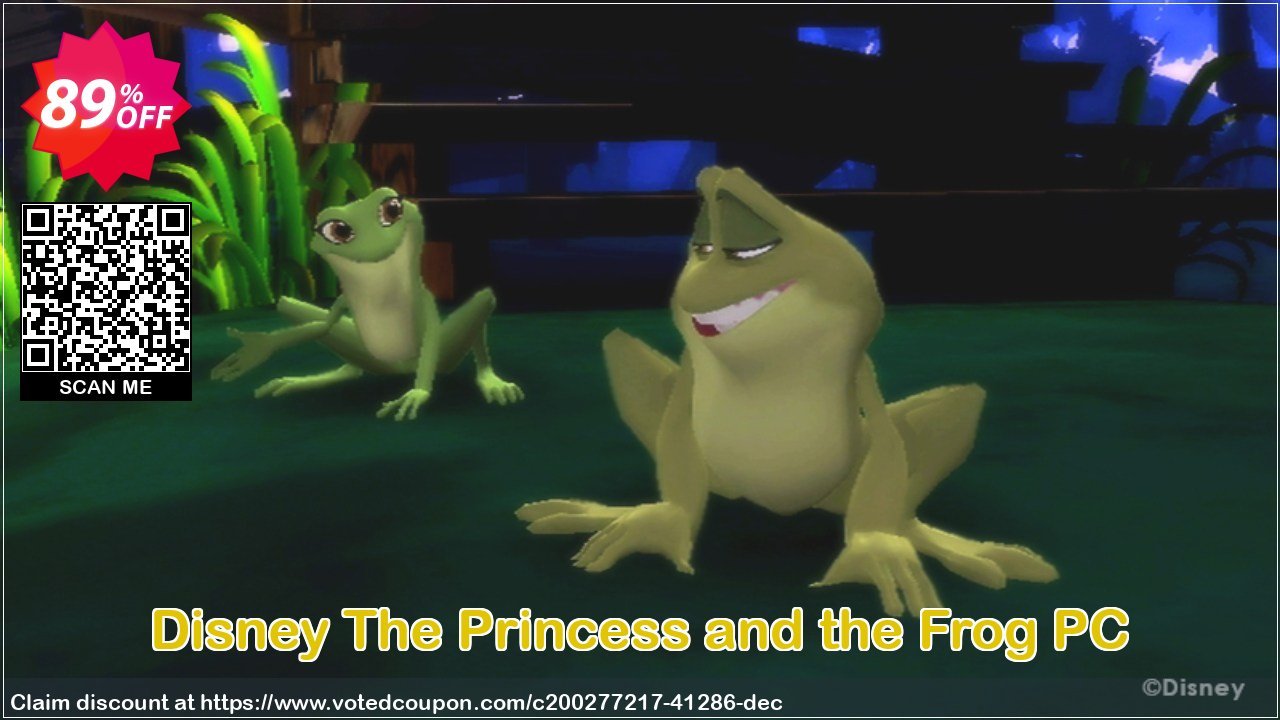 Disney The Princess and the Frog PC Coupon Code May 2024, 89% OFF - VotedCoupon