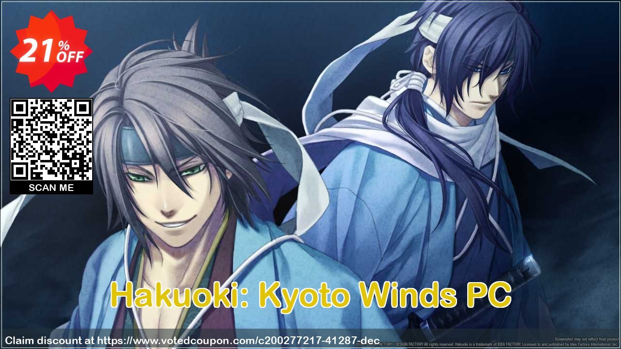 Hakuoki: Kyoto Winds PC Coupon Code May 2024, 21% OFF - VotedCoupon