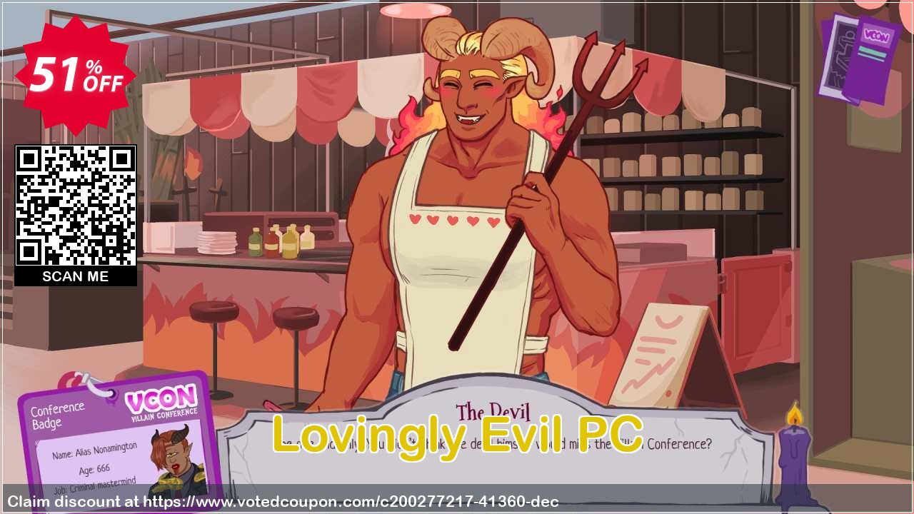 Lovingly Evil PC Coupon, discount Lovingly Evil PC Deal 2024 CDkeys. Promotion: Lovingly Evil PC Exclusive Sale offer 